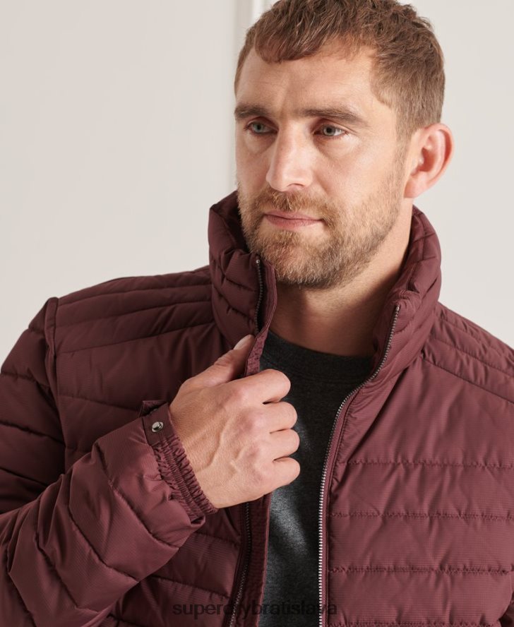 Superdry muži Studios bunda Fuji bez kapucne 6B4ZTR1154 oblečenie červená