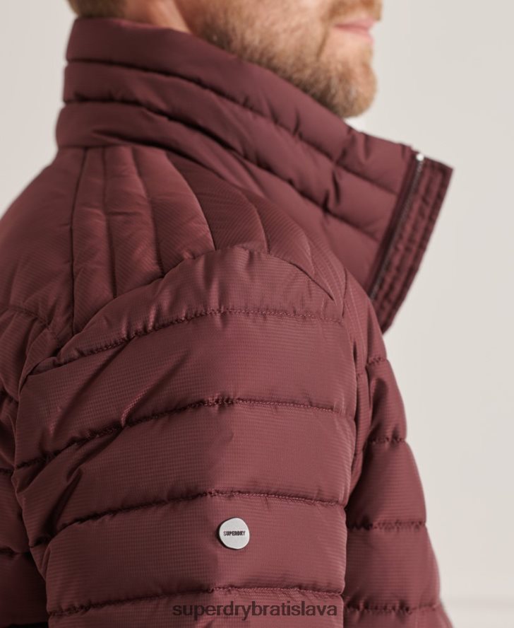 Superdry muži Studios bunda Fuji bez kapucne 6B4ZTR1154 oblečenie červená