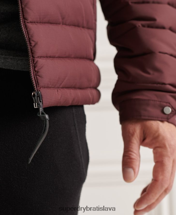 Superdry muži Studios bunda Fuji bez kapucne 6B4ZTR1154 oblečenie červená