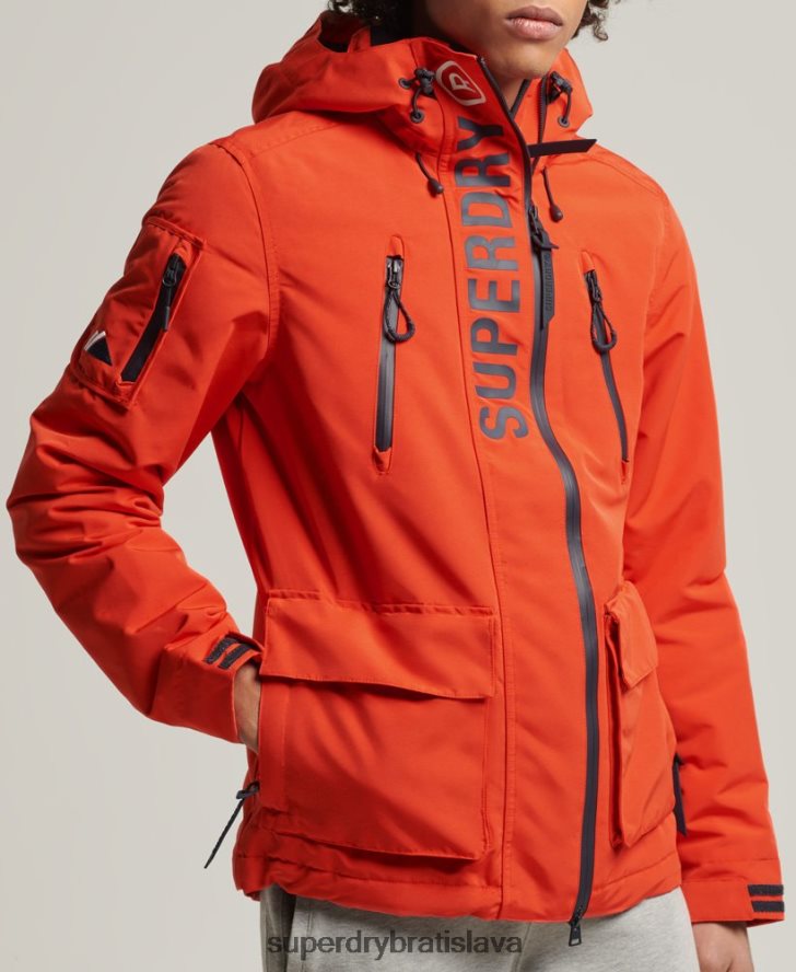 Superdry muži Ultimate sd vetrovka 6B4ZTR1091 oblečenie oranžová