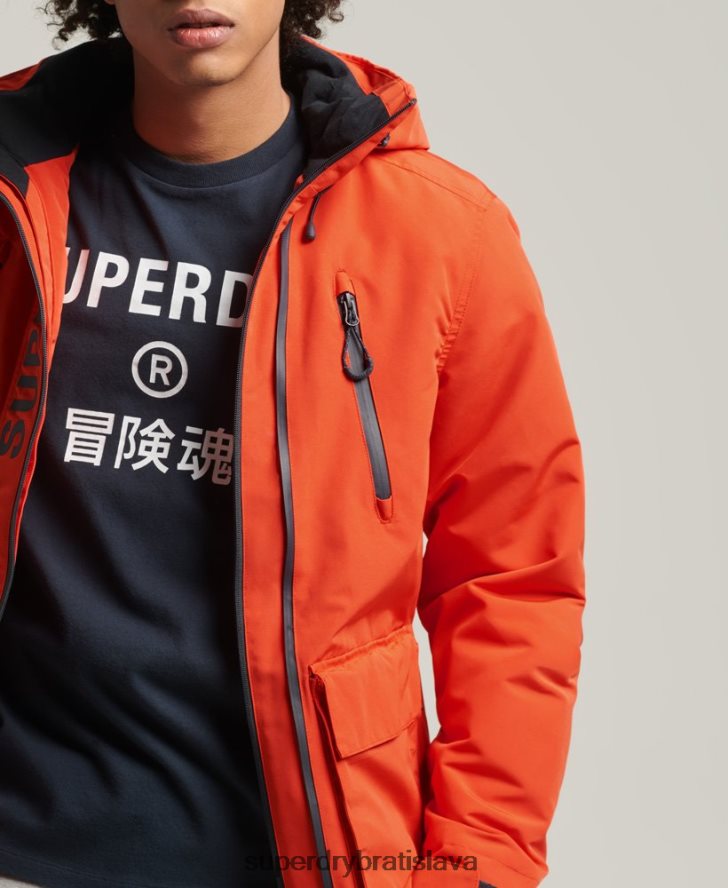 Superdry muži Ultimate sd vetrovka 6B4ZTR1091 oblečenie oranžová