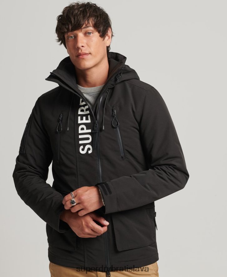 Superdry muži Ultimate sd vetrovka 6B4ZTR1187 oblečenie čierna