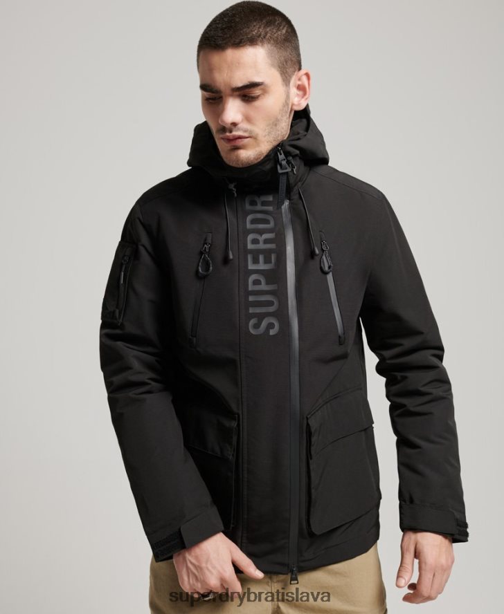 Superdry muži Ultimate sd vetrovka 6B4ZTR919 oblečenie čierna
