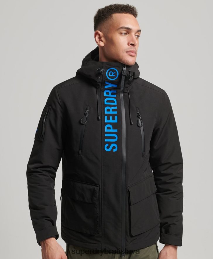 Superdry muži Ultimate sd vetrovka 6B4ZTR922 oblečenie čierna