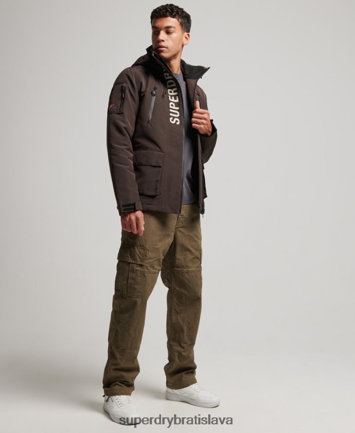 Superdry muži Ultimate sd vetrovka 6B4ZTR969 oblečenie hnedá
