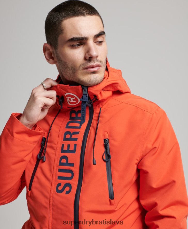 Superdry muži Ultimate sd vetrovka 6B4ZTR998 oblečenie oranžová