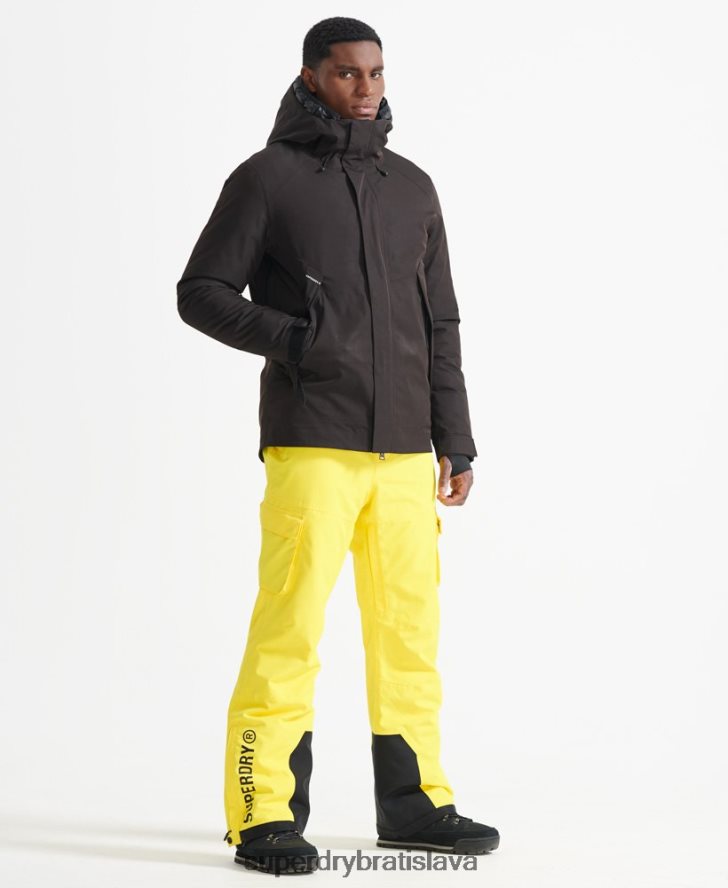 Superdry muži alpská profi bunda 6B4ZTR4779 oblečenie čierna