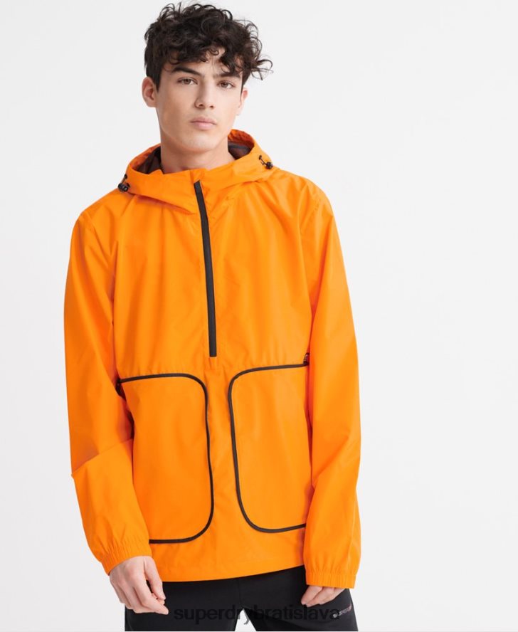 Superdry muži balená ležérna bunda cagole 6B4ZTR4713 oblečenie oranžová