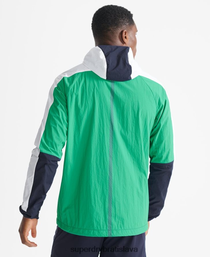Superdry muži bežecká bunda 6B4ZTR5400 oblečenie námorníctvo