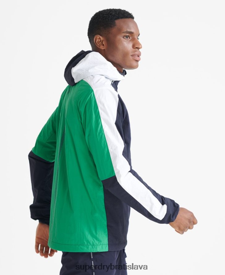 Superdry muži bežecká bunda 6B4ZTR5400 oblečenie námorníctvo