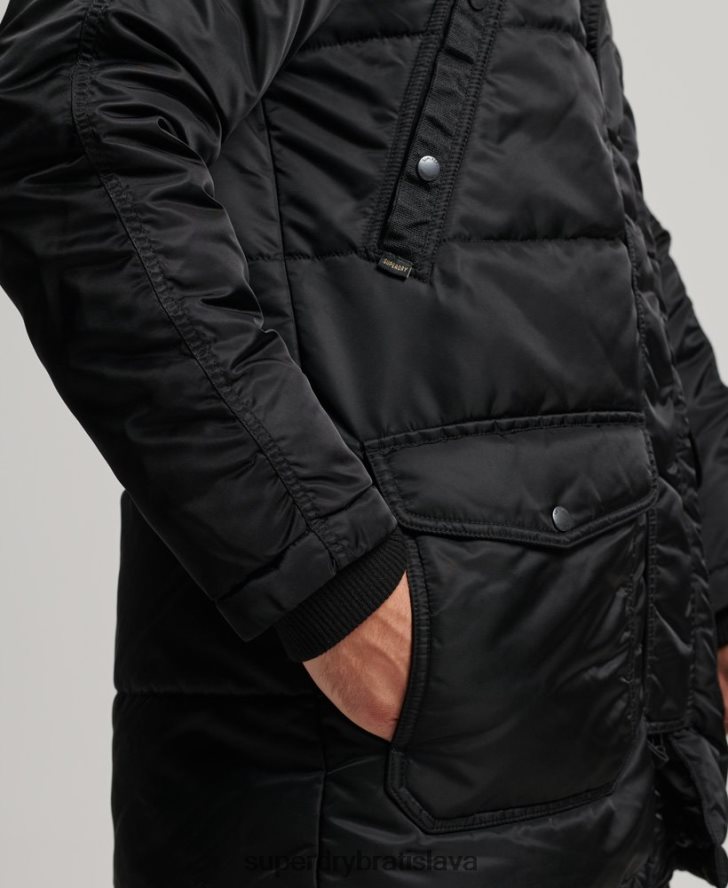 Superdry muži bunda chinook parka 6B4ZTR4447 oblečenie tmavošedý