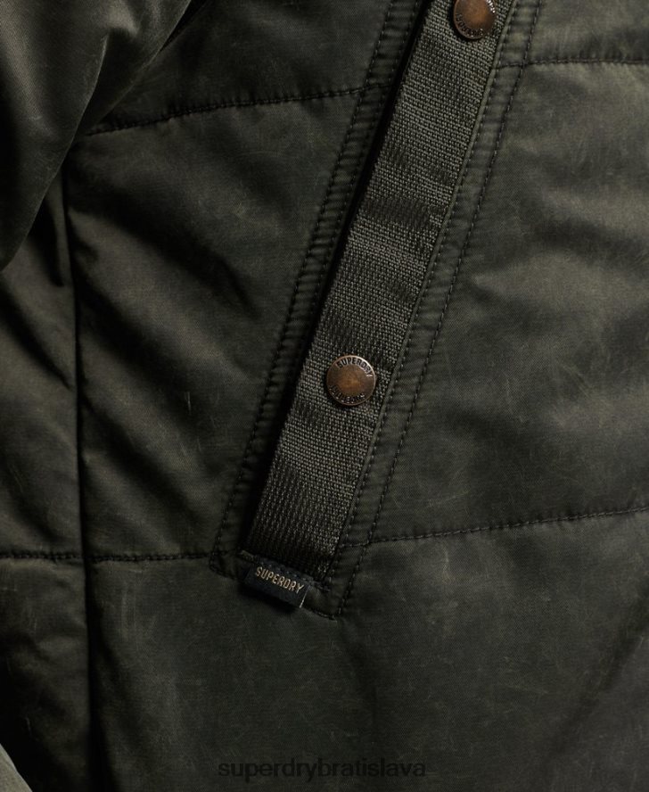Superdry muži bunda chinook parka 6B4ZTR4479 oblečenie kaki