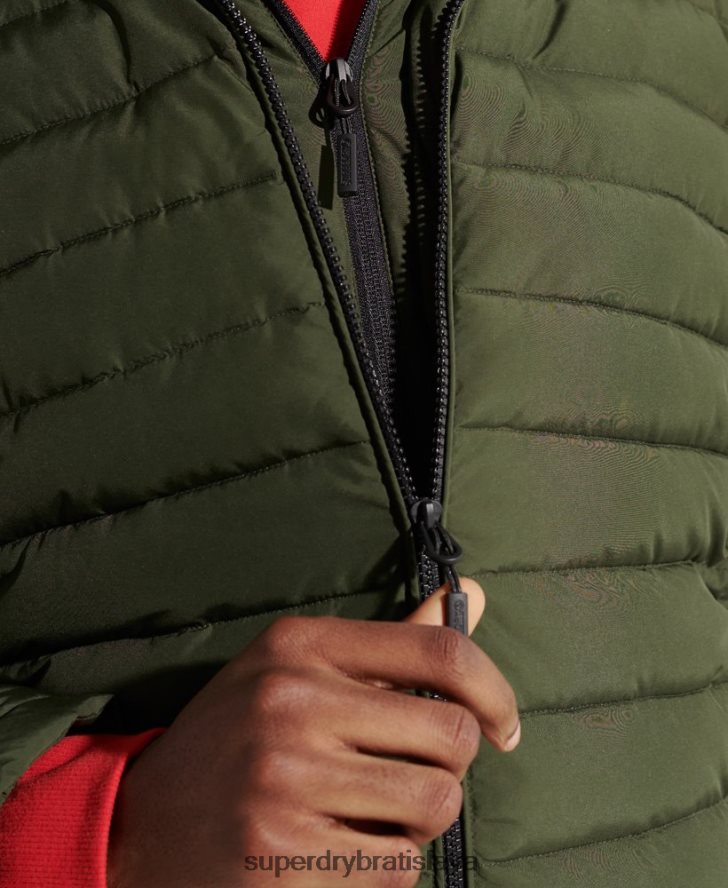 Superdry muži bunda fuji s kapucňou 6B4ZTR4657 oblečenie kaki