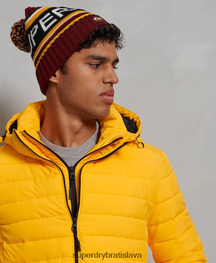Superdry muži bunda fuji s kapucňou 6B4ZTR4748 oblečenie žltá