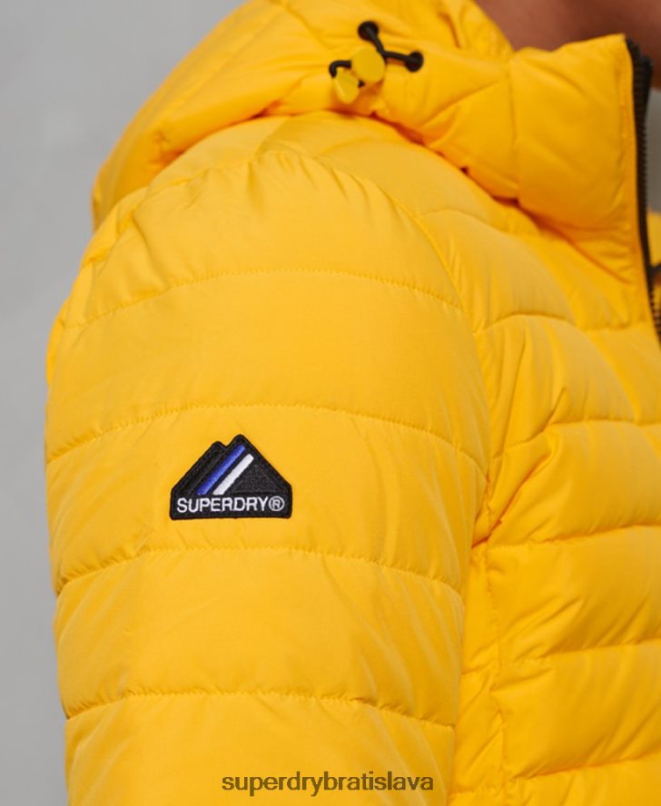Superdry muži bunda fuji s kapucňou 6B4ZTR4748 oblečenie žltá