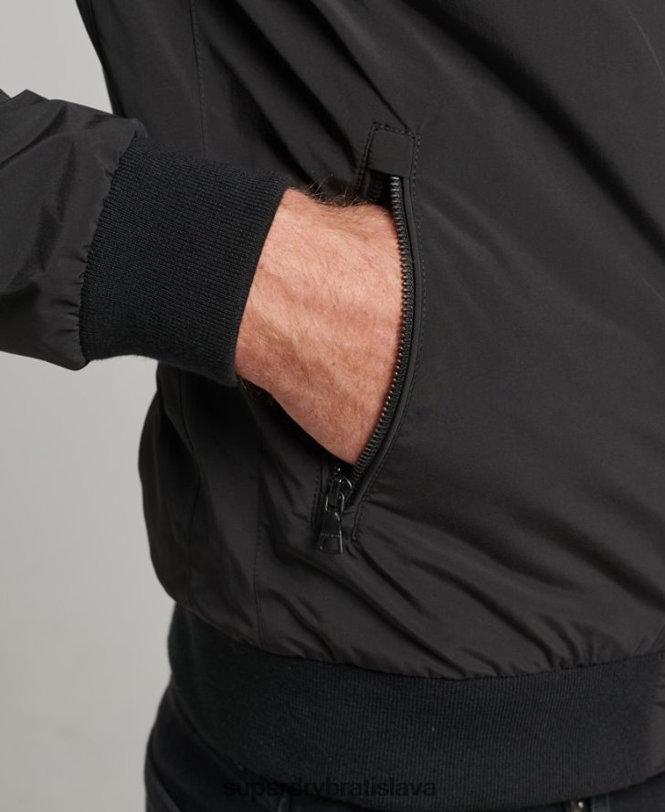 Superdry muži bunda harrington 6B4ZTR4563 oblečenie čierna