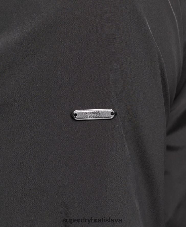 Superdry muži bunda harrington 6B4ZTR4563 oblečenie čierna