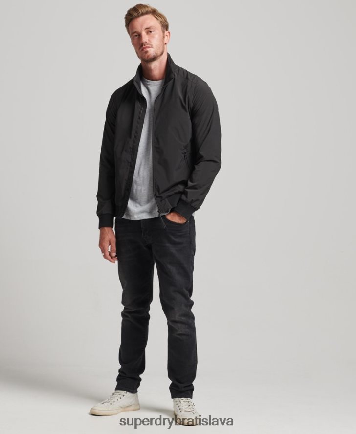 Superdry muži bunda harrington 6B4ZTR4563 oblečenie čierna