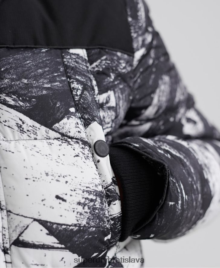 Superdry muži bunda sd explorer parka 6B4ZTR4717 oblečenie sivá