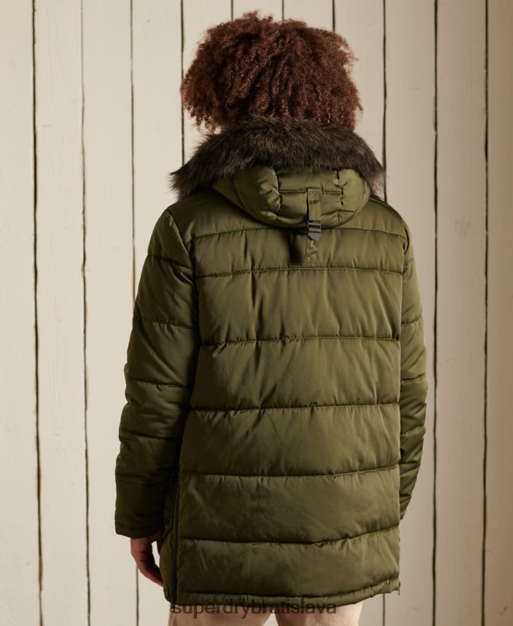 Superdry muži chinook parka 6B4ZTR4538 oblečenie zelená