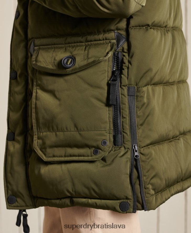 Superdry muži chinook parka 6B4ZTR4538 oblečenie zelená