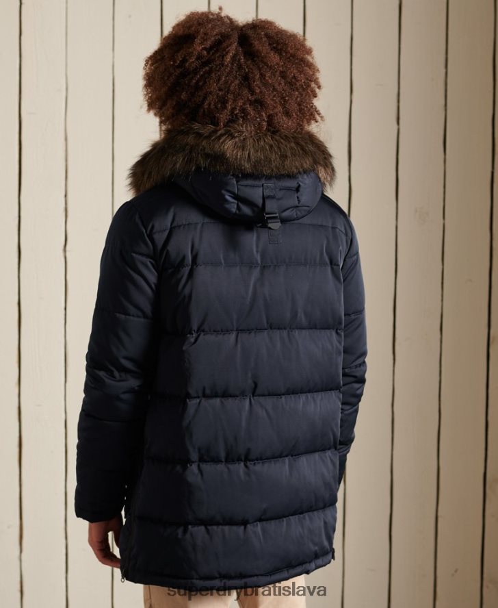 Superdry muži chinook parka 6B4ZTR4618 oblečenie námorníctvo