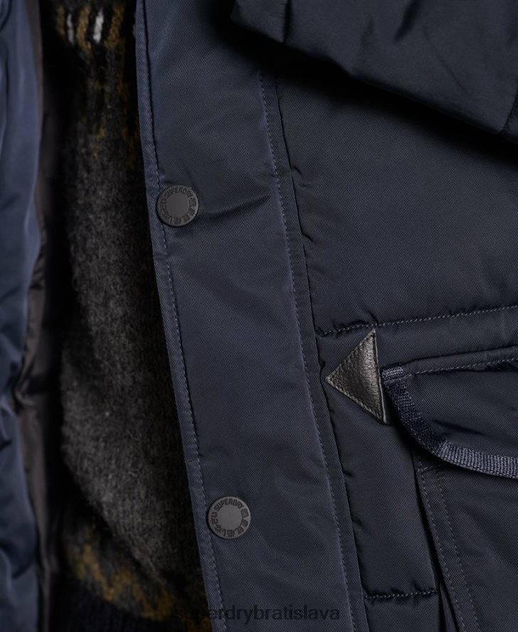 Superdry muži chinook parka 6B4ZTR4618 oblečenie námorníctvo