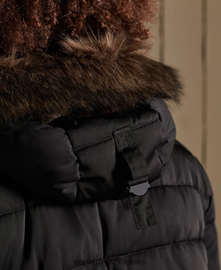 Superdry muži chinook parka 6B4ZTR4636 oblečenie čierna
