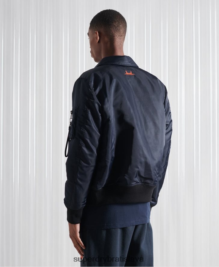 Superdry muži energy ma2 bomber bunda 6B4ZTR4757 oblečenie námorníctvo