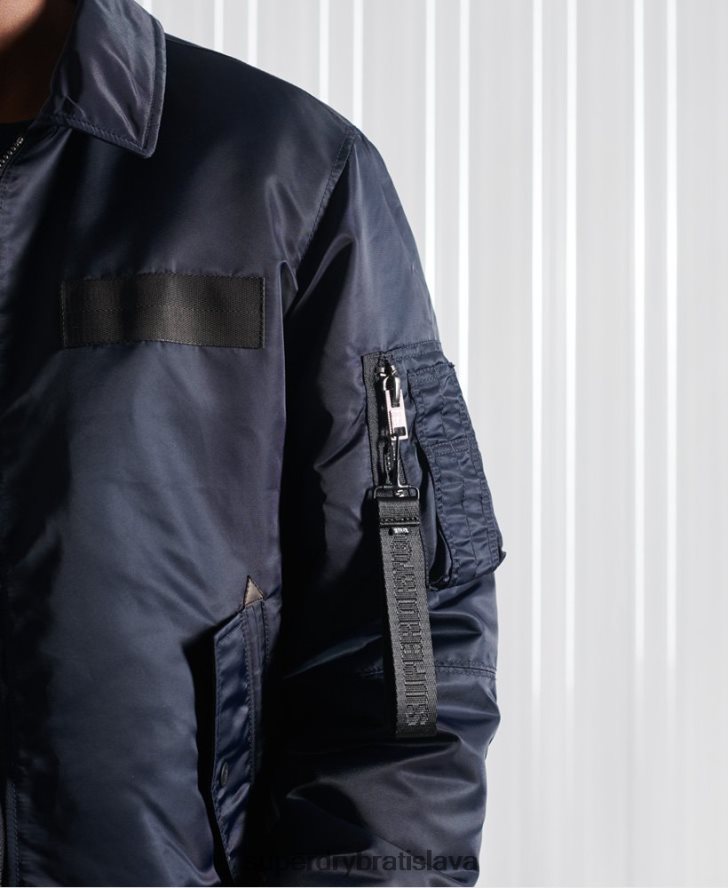 Superdry muži energy ma2 bomber bunda 6B4ZTR4757 oblečenie námorníctvo