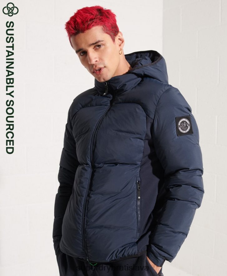 Superdry muži expedičná páperová bunda sd-windbreaker 6B4ZTR4665 oblečenie námorníctvo