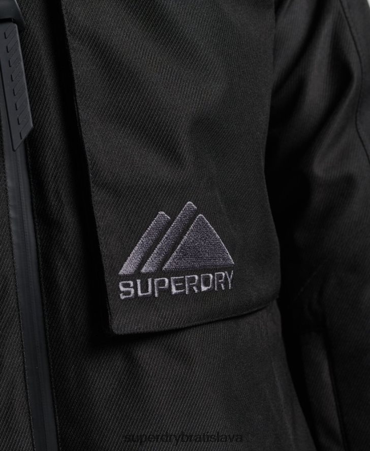 Superdry muži freeridová bunda 6B4ZTR981 oblečenie čierna