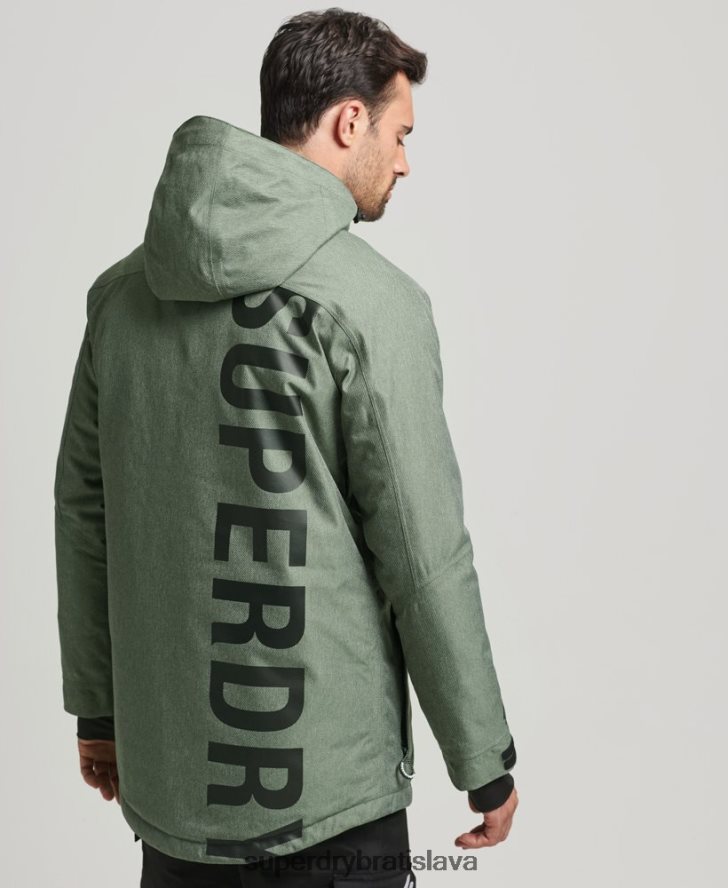 Superdry muži freeridová bunda 6B4ZTR982 oblečenie zelená