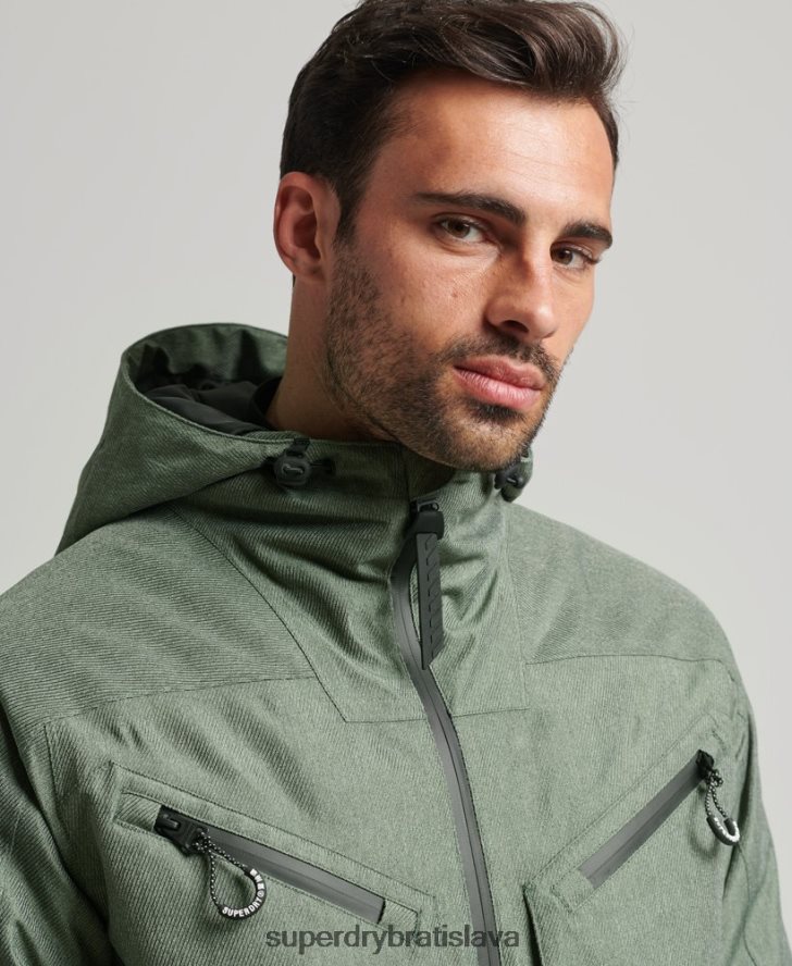 Superdry muži freeridová bunda 6B4ZTR982 oblečenie zelená