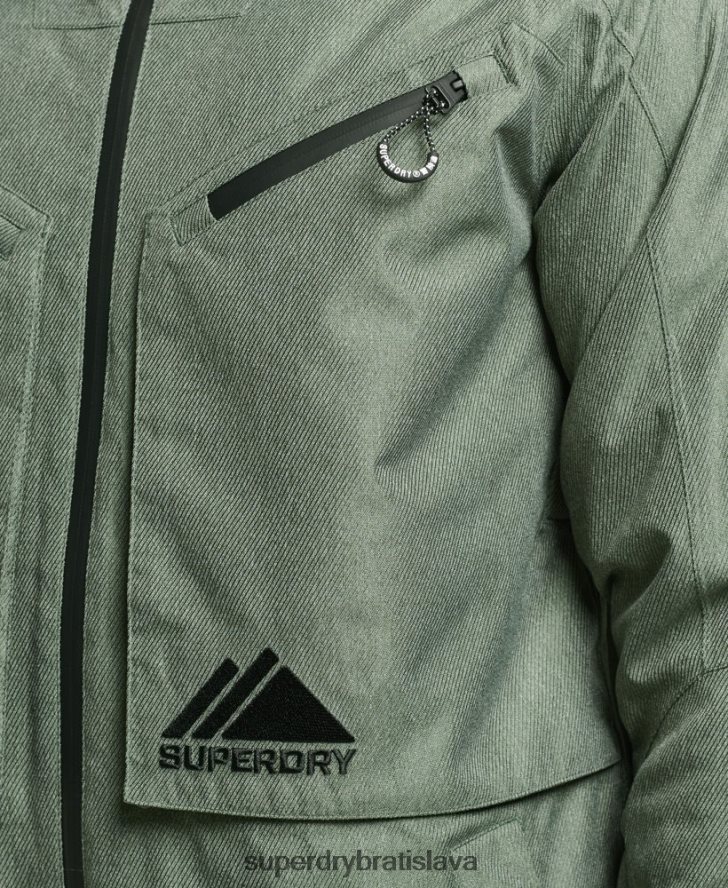 Superdry muži freeridová bunda 6B4ZTR982 oblečenie zelená