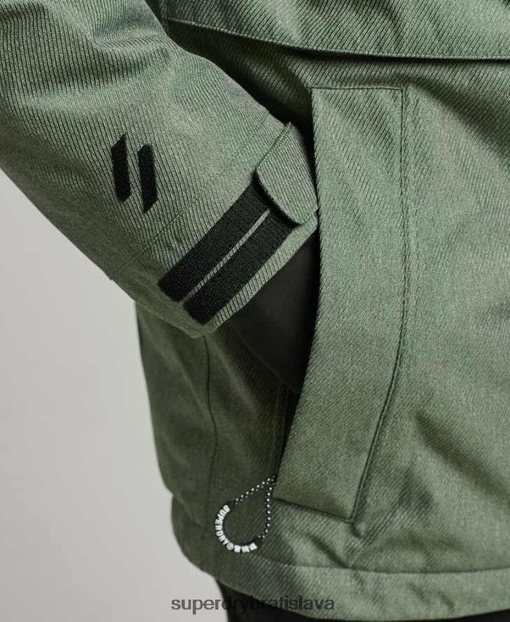 Superdry muži freeridová bunda 6B4ZTR982 oblečenie zelená
