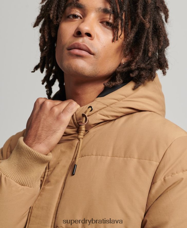Superdry muži horská bunda 6B4ZTR4467 oblečenie hnedá