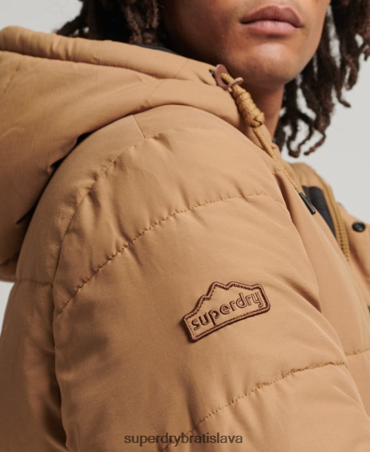 Superdry muži horská bunda 6B4ZTR4467 oblečenie hnedá