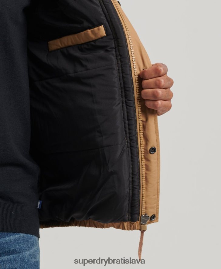 Superdry muži horská bunda 6B4ZTR4467 oblečenie hnedá