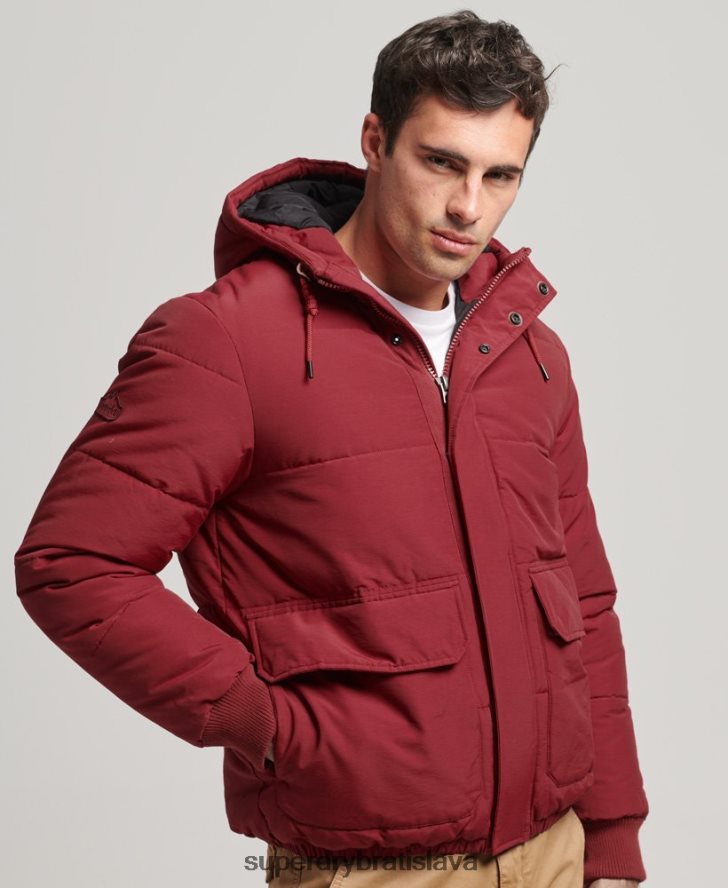 Superdry muži horská bunda 6B4ZTR4496 oblečenie červená