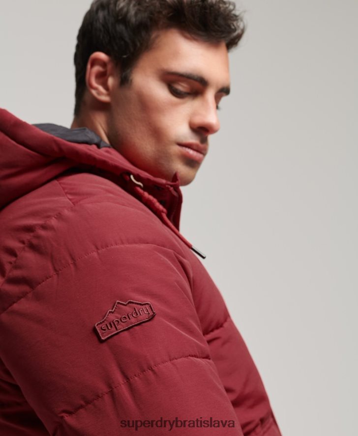 Superdry muži horská bunda 6B4ZTR4496 oblečenie červená
