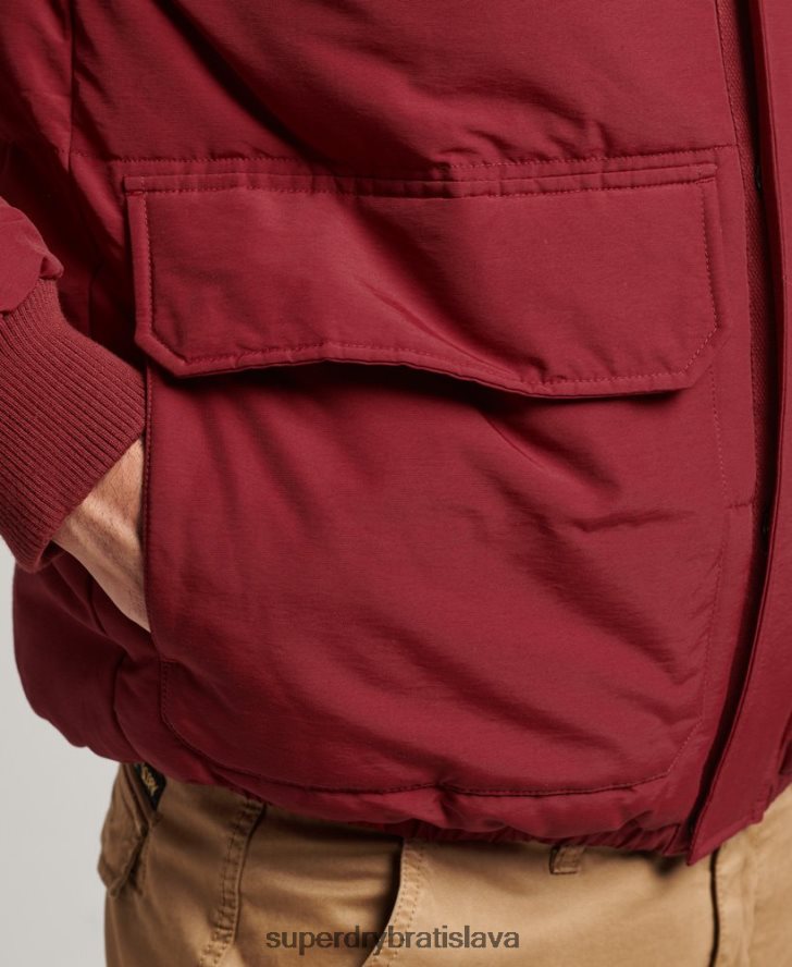 Superdry muži horská bunda 6B4ZTR4496 oblečenie červená