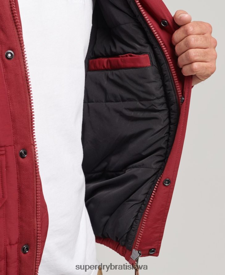 Superdry muži horská bunda 6B4ZTR4496 oblečenie červená