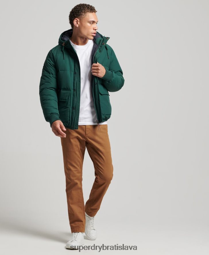 Superdry muži horská bunda 6B4ZTR4516 oblečenie zelená