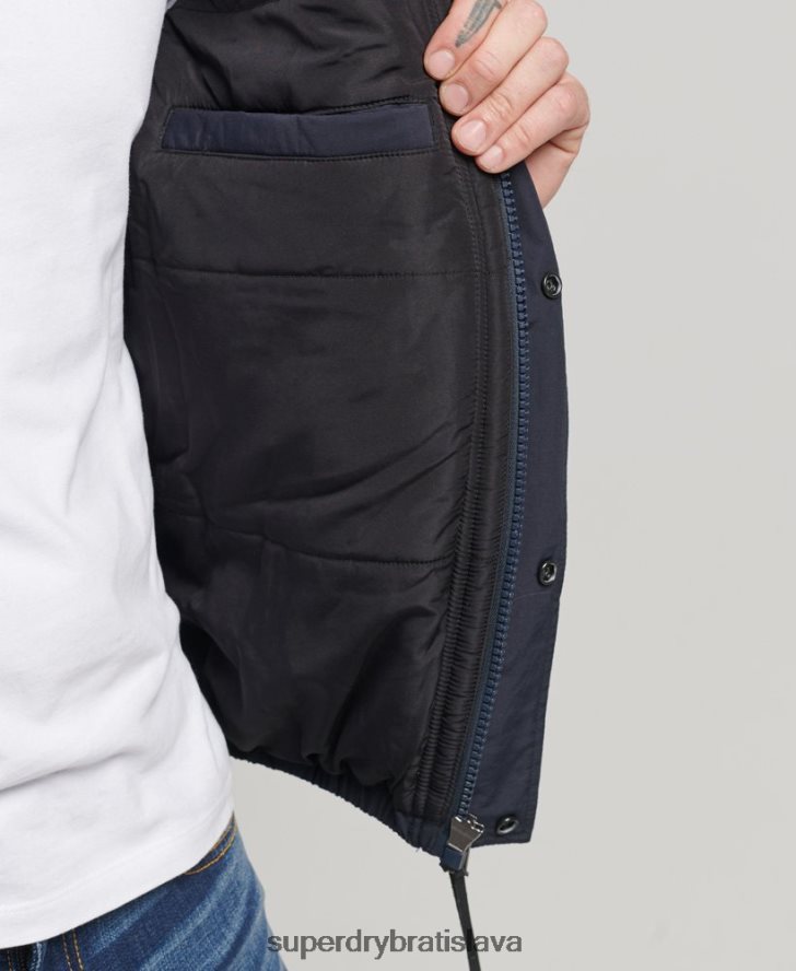 Superdry muži horská bunda 6B4ZTR4559 oblečenie námorníctvo