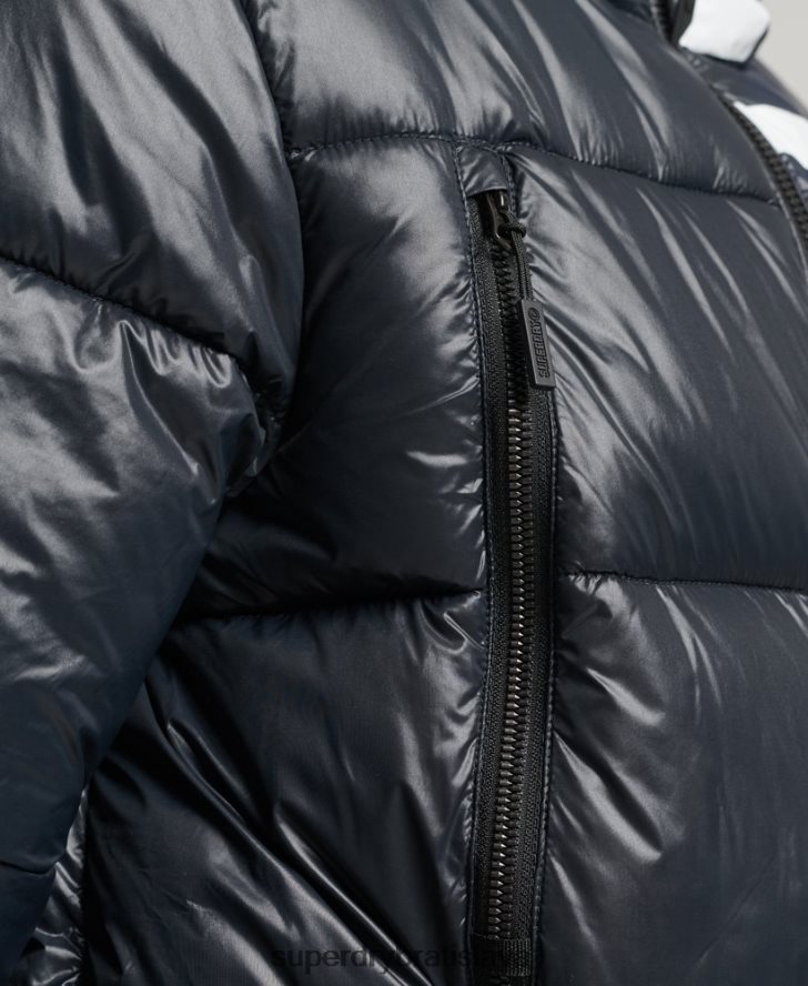 Superdry muži horská bunda s kapucňou 6B4ZTR4581 oblečenie námorníctvo