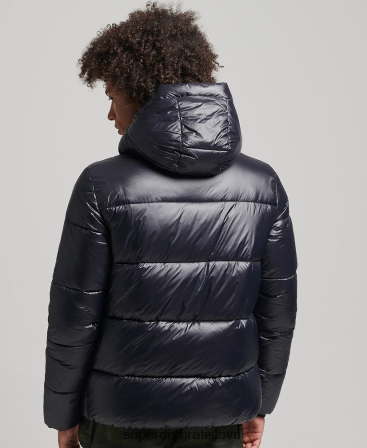 Superdry muži horská bunda s kapucňou 6B4ZTR986 oblečenie čierna