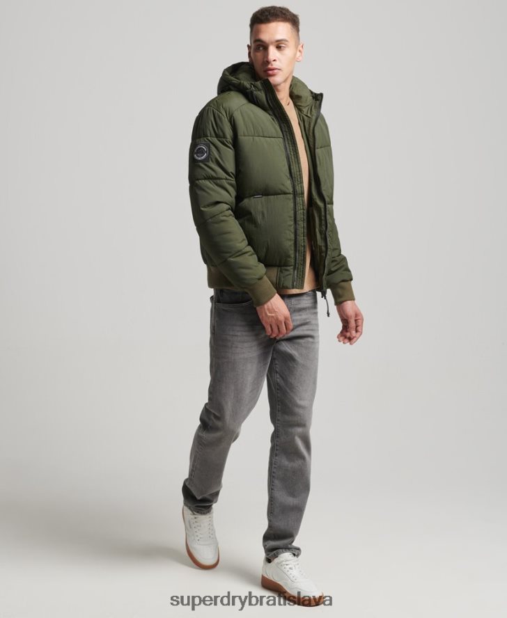 Superdry muži horská rekreačná bunda 6B4ZTR4521 oblečenie kaki