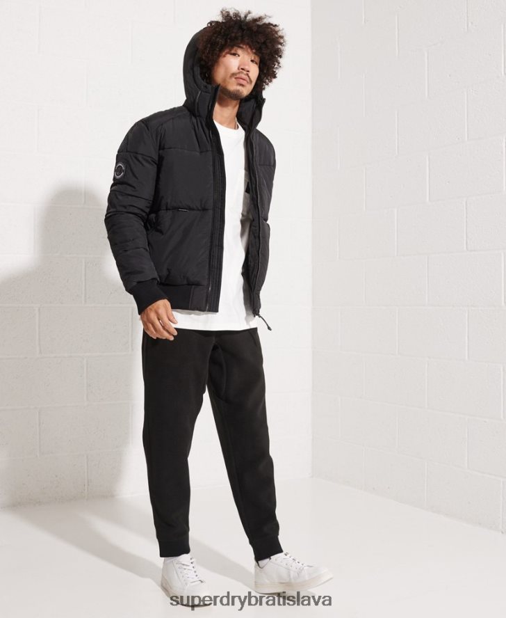 Superdry muži horská rekreačná bunda 6B4ZTR4587 oblečenie čierna