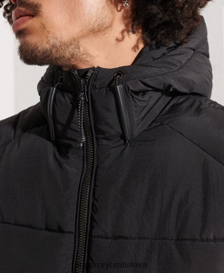 Superdry muži horská rekreačná bunda 6B4ZTR4587 oblečenie čierna